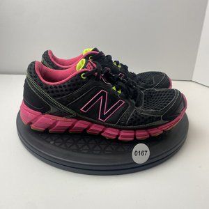 New Balance 750 v1 Womens Size 7 W750BP1 Black Pink Running Shoes